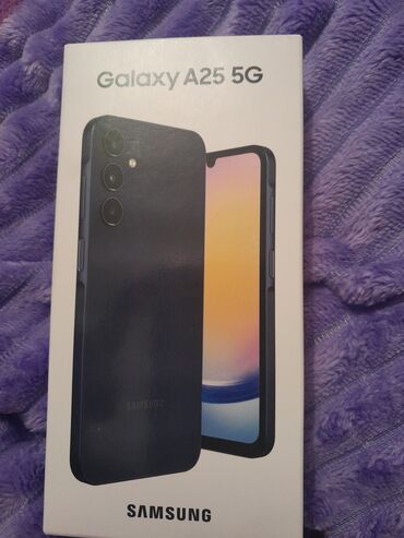 Samsung: Samsung Galaxy A25, 128 GB, rəng - Qara, Sensor, Barmaq izi