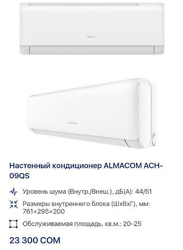 Настенные кондиционеры: Сплит-система, Almacom, Новый, До 18 м², Классический — 9