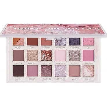 dor goz: Orginal yeni Huda Beauty Rose Quartz göz kölgəsi (ten) palitrası 50% — 3