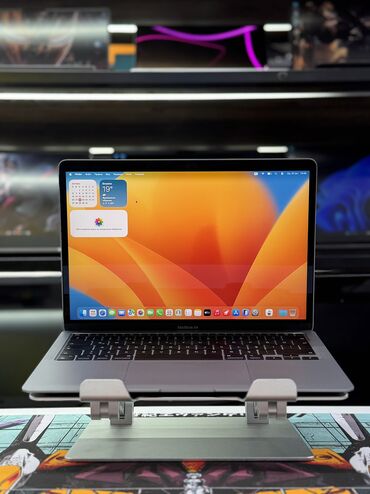 компьютер купить в рассрочку: Ноутбук, Apple, 8 ГБ ОЭТ, Apple M1, 13.3 ", Жумуш, окуу үчүн, эс тутум NVMe SSD