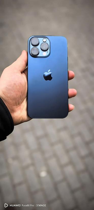 Apple iPhone: IPhone 15 Pro Max, 512 GB, Mavi, Zəmanət, Face ID, Sənədlərlə — 1