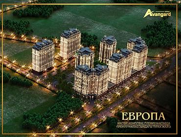 жк олимп: 2 комнаты, 88 м², Асанбай мкр Элитка, 2 этаж — 3