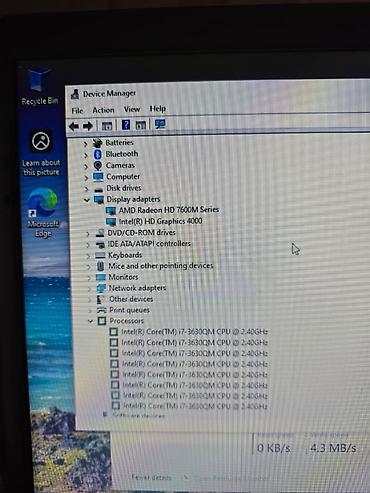 dell ekrani: İşlənmiş Samsung, 15.6 ", Intel Core i7, 256 GB, Ünvandan götürmə, Ödənişli çatdırılma — 3