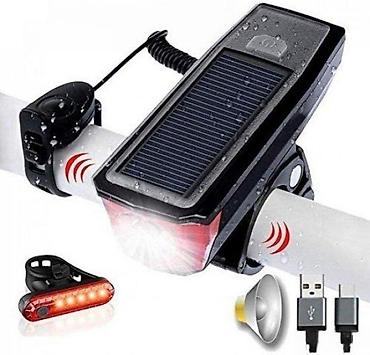 citrin i gorski kristal: LED SVETLO - SOLARNA LAMPA ZA BICIKL + ZVONO - 2U1 | Odlicna solarna — 1