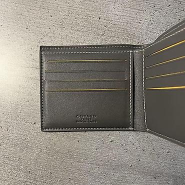 Novčanici: Goyard preklopni muški novčanik – crni - Materijal: Goyardine platno — 6