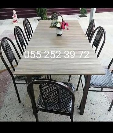 Stullar: Stol və stul - gözəl mətbəx dəstimiz. Bağ evlərinizi, kafelərinizi — 24