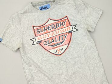 spodnie woskowane beż: Superdry, Koszulka dla mężczyzn, rozmiar L