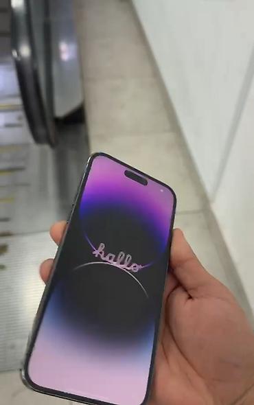 iphone charger: IPhone 14 Pro, Б/у, 512 ГБ, Deep Purple, 84 % — 2