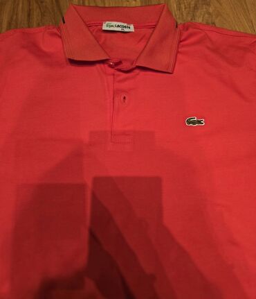 Majice: Majica na kratke rukave, L (EU 52), XL (EU 54), Lacoste, bоја - Crvena — 16
