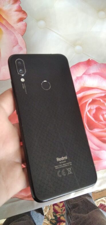 камера заднего вида: Redmi Note 7, 64 GB, rəng - Qara, Barmaq izi