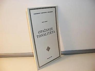 anker ploce: Opažanje tonaliteta dejan despić1981 beogradmek povez 24 cmknjiga je — 1