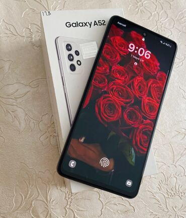 самсунг а 52: Samsung Galaxy A52, 128 ГБ, цвет - Белый, Отпечаток пальца, Две SIM карты, Face ID