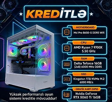 asus rog strix g17: ➡️Gaming PC – | Ryzen 7 9700X 5.50 GHZ | RTX 5060 Ti 16GB | 16GB DDR5 — 1