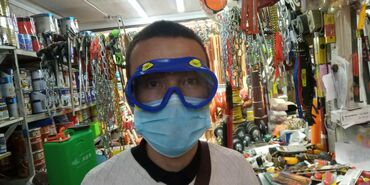 Маски, очки в Кыргызстан: Силиконовые очки в наличии очень удобные полностью плотные . все