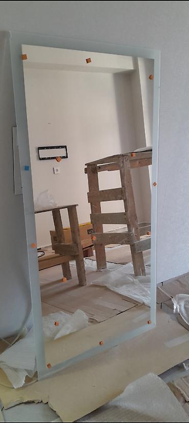 saat divar: Güzgü Divar üçün, Düzbucaqlı, Arxa işıqlı — 1