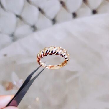 Üzüklər: Alyans, Üzük, Sarı qızıl, 585 Əyar, Qaşsız — 4