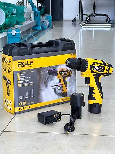 Инструменты: Аккумуляторная дрель-шуруповёрт ROLF TOP-12V - Питание: 12V, Li-Ion - — 3