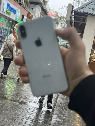 iphone 13 pro max ucuz: IPhone X, 64 ГБ, Серебристый, Face ID