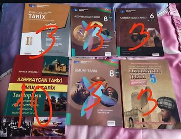 tar satılır: Dərslik və test toplusu paketləri – Ədəbiyyat, Tarix və Rus dili — 6