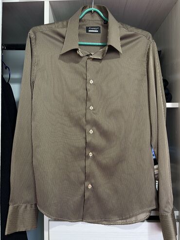 рубашка s m: Рубашка L (EU 40), цвет - Коричневый