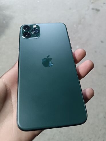 iphone xs max qiymet: IPhone 11 Pro Max, 256 ГБ, Matte Midnight Green