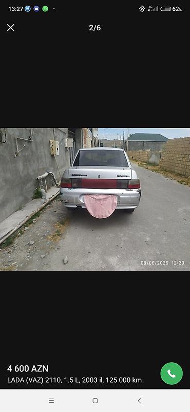 daewoo damas satilir: VAZ (LADA) 2110: 1.5 l | 2003 il Sedan — 2