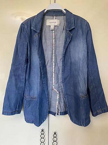 vecerni donlar: Mango denim bleizer - Brend: Mango - Model: Yüngül denim — 1