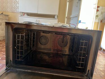 soba şüşəsi: Duxovka Elektrik, rəng - Boz, Ayrıca dayanan