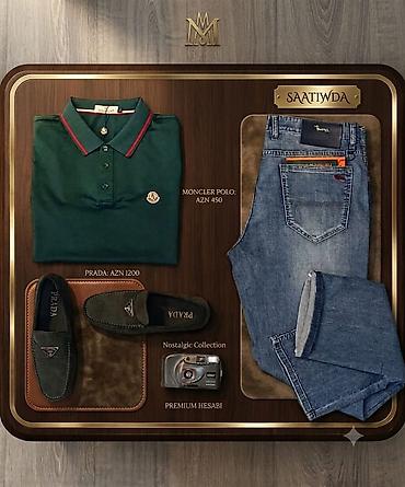 köyney: Polo köynək, Moncler, rəng - Yaşıl — 1