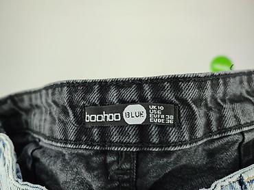 sandalki boho: Boohoo, Jeansy damskie, rozmiar M — 4