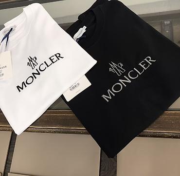 Futbolka, Moncler, L, rəng - Ağ