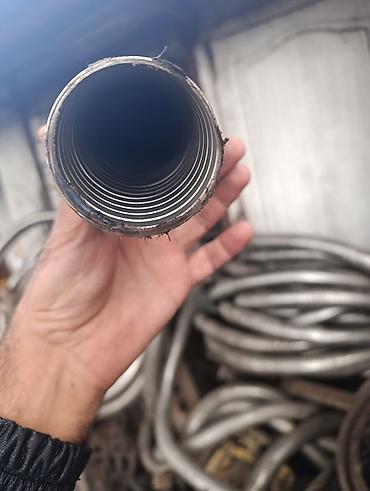 труба: Metal boru – çevik spiral gofra (flex) hortum - Material — 2