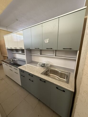 Кухонные гарнитуры: Кухонный гарнитур, Новый, цвет - Белый, Бесплатная доставка — 4