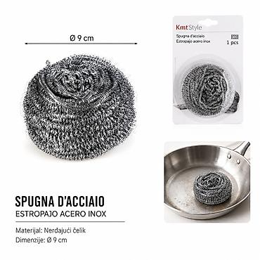 KMT Čelika lopta 5404339 Opis: - Čelična žica/“čelična vuna” za