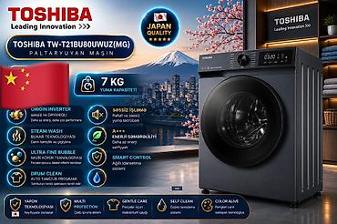 eos 600d canon: Paltaryuyan maşın Toshiba, 8 kq, Yeni, Avtomat, Qurutmasız, Kredit yoxdur, Ödənişli çatdırılma — 2