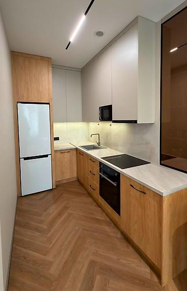 абдурахманова: 1 комната, 46 м², Асанбай мкр Элитка, 10 этаж, Евроремонт — 3
