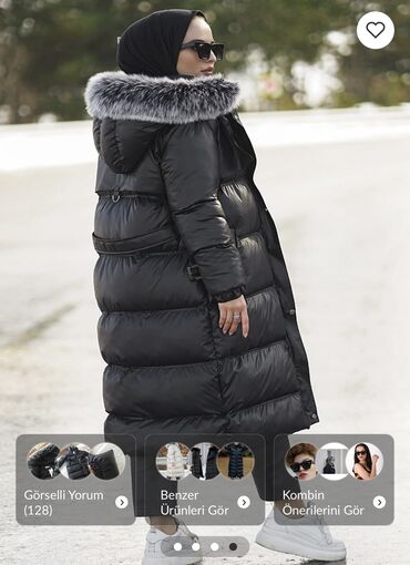 dəri godəkcə: Женская куртка 2XL (EU 44), цвет - Черный