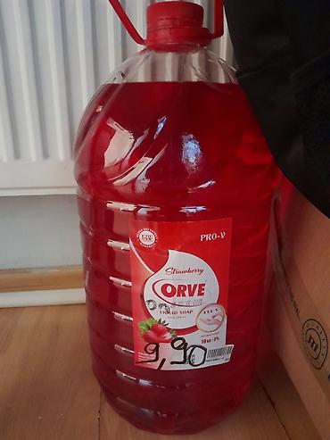 zerif cayi: Məişət təmizliyi və yuyucu vasitələr paketi 1) Orve Strawberry Liquid — 1