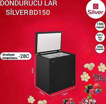 islenmis et: Silver BD150 dondurucu - Həcm: 150 litr - Əməliyyat temperaturu — 1