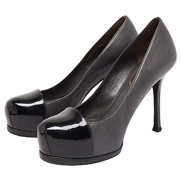 Tuflilər: Tuflilər, YSL, Ölçü: 39, rəng - Boz, İşlənmiş — 7