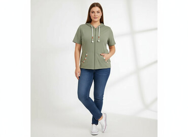 ubrania ze sticha: Bluza z kapturem damska, rozmiar XL