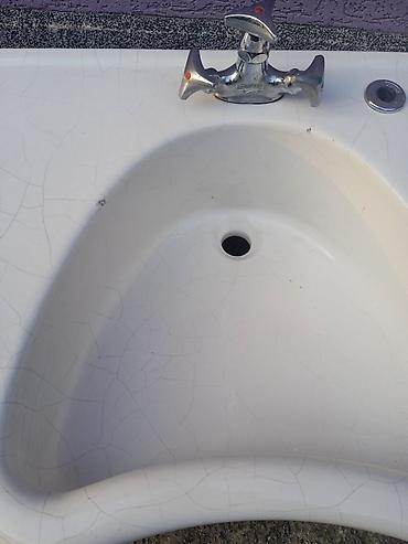 WC šolje i lavaboi: Stari nemacki lavabo Olymp Stari lavabo vanvremenskog dizajna sa — 7