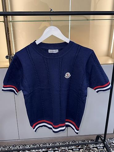 pull and: Джемпер Moncler с коротким рукавом - Модель: трикотажный джемпер с — 1