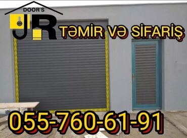 Giriş qapıları: JR Door's şirkəti olaraq qaraj qapılarının təmiri və sifarişini
