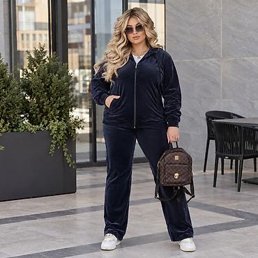 Спортивный костюм, Худи, На молнии, 3XL, 4XL, 5XL