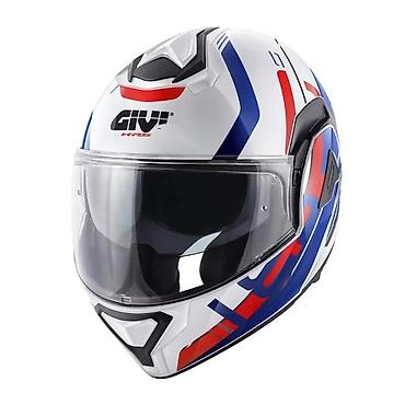 bicikli capriolo: GIVI HPS integralna kaciga – sportski dizajn (bela/plava/crvena) - — 2