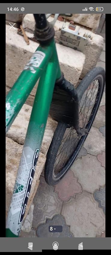 Şəhər velosipedləri: Udundə təker hədiyye 🎁🎁🎁🎁🎁🎁🎁🎁Şəhər tipli velosiped – yaşıl rəngli — 7