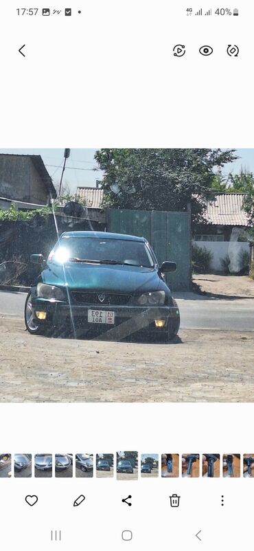 меняю дом на машину: Toyota Altezza: 2003 г., 2 л, Автомат, Газ, Седан