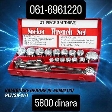 utisne matice: Komplet gedora za kamione – 3/4" pogon, 21 delova (PLT/SK-21/1) - 16 — 1