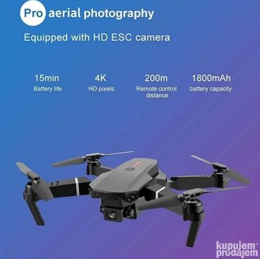 Igračke: Dron 998 PRO sa torbicom 4K kamera GARANCIJA Dron 998 Dron-Dron sa — 7